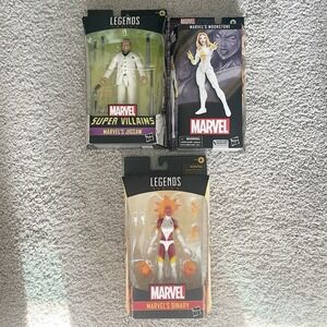 Marvel Legends Series Action Figures Set of 3 Binary Moonstone Jigsaw Villian